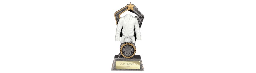 ABYSS MARTIAL ARTS TROPHY - 2 SIZES - 12CM & 14CM ABYSS MARTIAL ARTS TROPHY - 2 SIZES - 12CM & 14CM